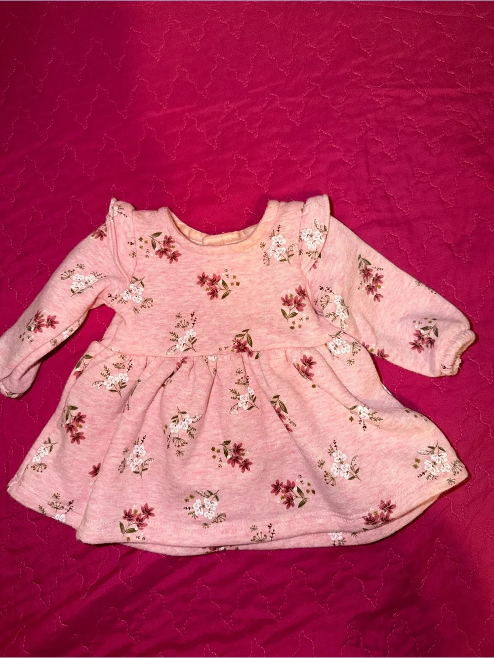 Mixed Baby Girls Hoodies & Floral Dress - Pink, Green, Red, Navy, Cream